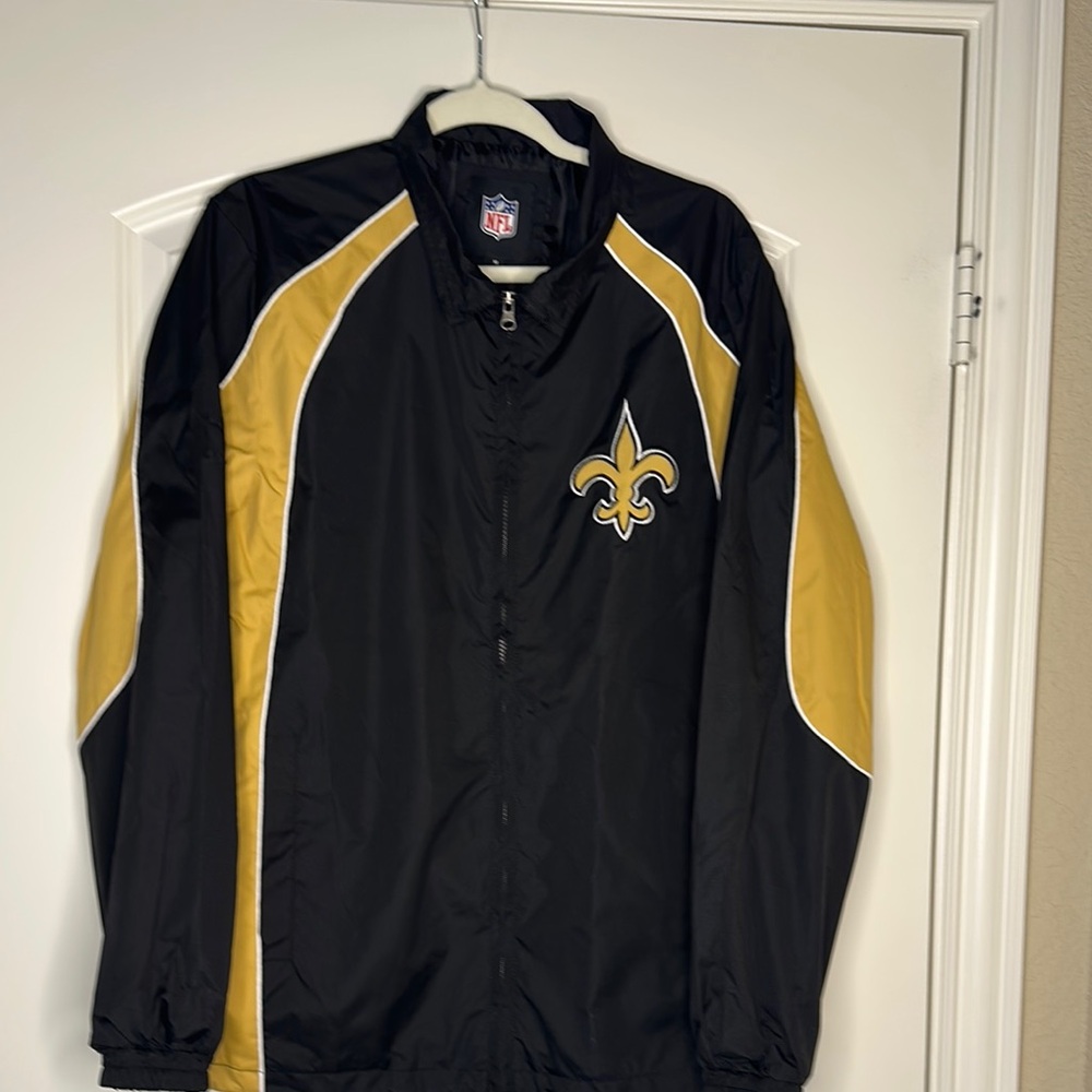 NFL Black and Gold Windbreaker